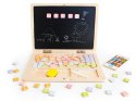 Drewniany laptop edukacyjny tablica magnetyczna ECOTOYS ECOTOYS