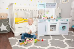 Duża drewniana kuchnia dla dzieci z akcesoriami ECOTOYS ECOTOYS