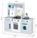 Duża drewniana kuchnia dla dzieci z akcesoriami ECOTOYS ECOTOYS