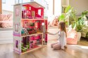 Duży drewniany domek z windą dla lalek - Rezydencja Malibu ECOTOYS ECOTOYS
