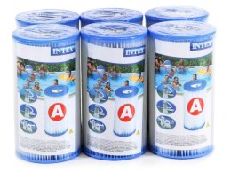 Filtr filtry typ A - do pompy basenu INTEX 29000 - 6 sztuk INTEX