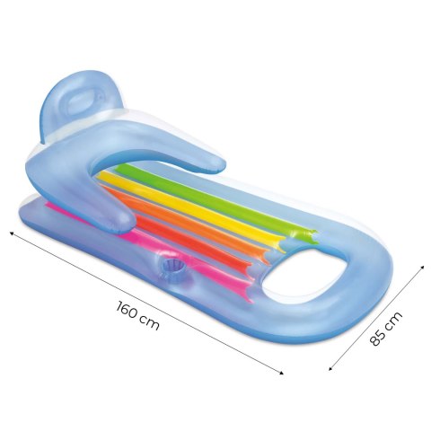 Fotel plażowy materac leżak na basen INTEX 58802 BLUE INTEX Fotel plażowy materac leżak na basen INTEX 58802 BLUE INTEX
