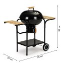 Grill ogrodowy węglowy z pokrywą i półkami ruszt popielnik MultiGarden MultiGarden