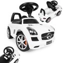 Jeździk, pchacz dla dzieci Mercedes SLS AMG biały MULTISTORE