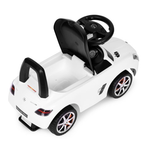 Jeździk, pchacz dla dzieci Mercedes SLS AMG biały MULTISTORE Jeździk, pchacz dla dzieci Mercedes SLS AMG biały MULTISTORE
