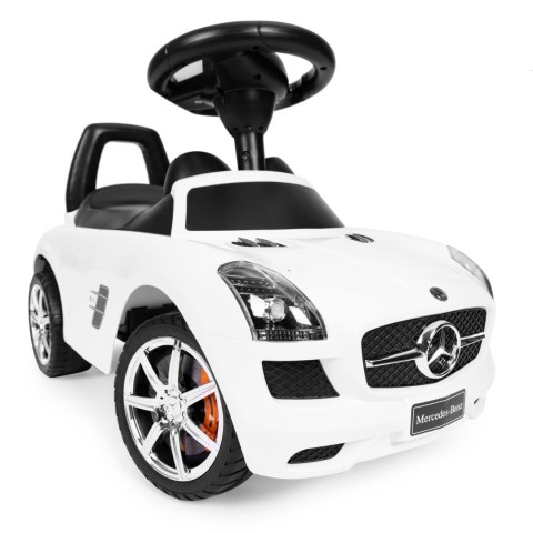 Jeździk, pchacz dla dzieci Mercedes SLS AMG biały MULTISTORE Jeździk, pchacz dla dzieci Mercedes SLS AMG biały MULTISTORE