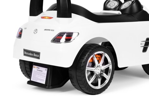 Jeździk, pchacz dla dzieci Mercedes SLS AMG biały MULTISTORE Jeździk, pchacz dla dzieci Mercedes SLS AMG biały MULTISTORE