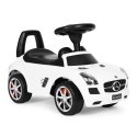 Jeździk, pchacz dla dzieci Mercedes SLS AMG biały MULTISTORE