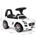 Jeździk, pchacz dla dzieci Mercedes SLS AMG biały MULTISTORE