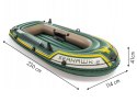 Ponton Seahawk 2 + pompka + 2 wiosła INTEX 68347 INTEX