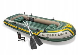 Ponton dla 4 osoób SEAHAWK 4 wiosła pompka INTEX 68351 INTEX