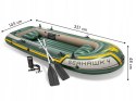 Ponton dla 4 osoób SEAHAWK 4 wiosła pompka INTEX 68351 INTEX