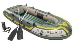 Ponton seahawk 3-osobowy pompka + 2 wiosła INTEX 68380 INTEX