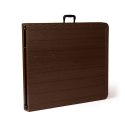 Stół cateringowy bankietowy ogrodowy składany 180x75 cm brązowy ModernHome ModernHome
