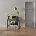 Zestaw krzeseł do jadalni salonu z ekoskóry 4 szt. wysokie oparcie - czarne ModernHome ModernHome