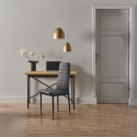 Zestaw krzeseł do jadalni salonu z ekoskóry 4 szt. wysokie oparcie - szare ModernHome ModernHome