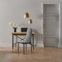 Zestaw krzesła tapicerowane do jadalni i salonu 4szt szare ModernHome