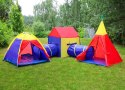 Zestaw namiotów dla dzieci 5w1 domek + tunele Iplay IPLAY
