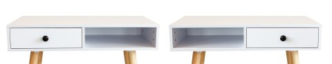 Biurko toaletka kosmetyczna konsola stół do salonu z szufladą ModernHome Biurko toaletka kosmetyczna konsola stół do salonu z szufladą ModernHome