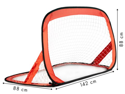 Bramka piłkarska dwie bramki do piłki nożnej dla dzieci 142 cm IPLAY Bramka piłkarska dwie bramki do piłki nożnej dla dzieci 142 cm IPLAY