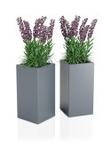 Designerska donica MONUMO TOWER POT Antracyt MONUMO
