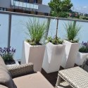 Designerska donica MONUMO TOWER POT Antracyt MONUMO
