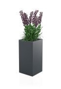 Designerska donica MONUMO TOWER POT Antracyt MONUMO