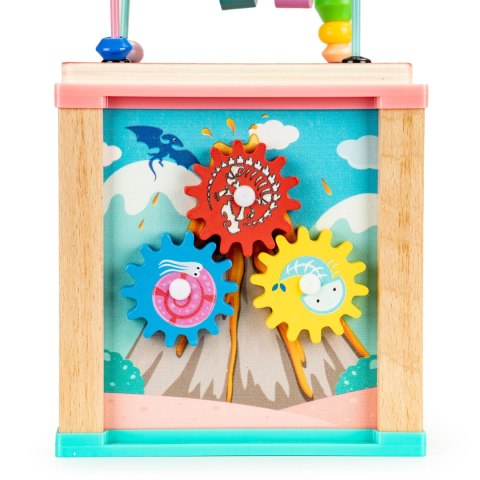 Drewniana kostka edukacyjna, sorter mula ECOTOYS ECOTOYS Drewniana kostka edukacyjna, sorter mula ECOTOYS ECOTOYS