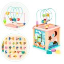Drewniana kostka edukacyjna, sorter mula ECOTOYS ECOTOYS