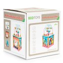 Drewniana kostka edukacyjna, sorter mula ECOTOYS ECOTOYS