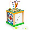 Drewniana kostka edukacyjna, tablica sorter mula ECOTOYS ECOTOYS