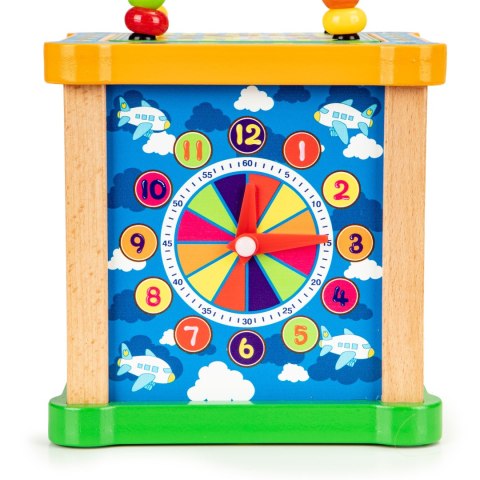 Drewniana kostka edukacyjna, tablica sorter mula ECOTOYS ECOTOYS Drewniana kostka edukacyjna, tablica sorter mula ECOTOYS ECOTOYS