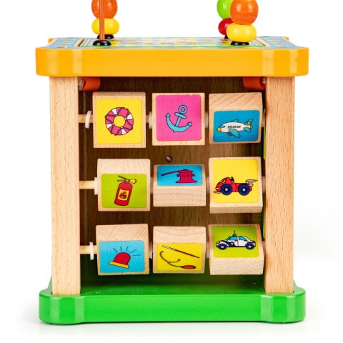 Drewniana kostka edukacyjna, tablica sorter mula ECOTOYS ECOTOYS Drewniana kostka edukacyjna, tablica sorter mula ECOTOYS ECOTOYS