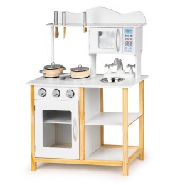 Drewniana kuchnia dla dzieci z piekarnikiem + akcesoria ECOTOYS ECOTOYS