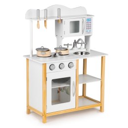 Drewniana kuchnia dla dzieci z piekarnikiem + akcesoria ECOTOYS ECOTOYS