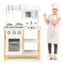 Drewniana kuchnia dla dzieci z piekarnikiem + akcesoria ECOTOYS ECOTOYS