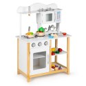 Drewniana kuchnia dla dzieci z piekarnikiem + akcesoria ECOTOYS ECOTOYS