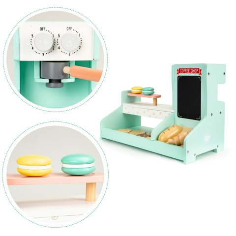 Drewniana kuchnia kawiarnia sklep cukiernia ECOTOYS ECOTOYS Drewniana kuchnia kawiarnia sklep cukiernia ECOTOYS ECOTOYS