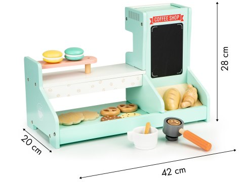 Drewniana kuchnia kawiarnia sklep cukiernia ECOTOYS ECOTOYS Drewniana kuchnia kawiarnia sklep cukiernia ECOTOYS ECOTOYS