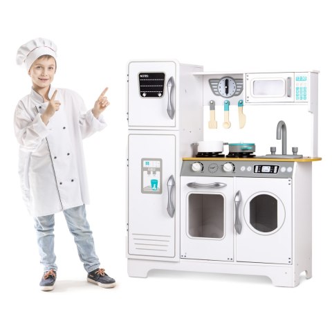Drewniana kuchnia z akcesoriami dla dzieci ECOTOYS ECOTOYS Drewniana kuchnia z akcesoriami dla dzieci ECOTOYS ECOTOYS