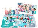 Drewniane klocki edukacyjne miasto z matą 115 szt ECOTOYS ECOTOYS