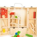 Drewniane narzędzia w skrzynce warsztat zestaw XXL ECOTOYS ECOTOYS