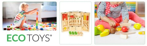 Drewniane narzędzia w skrzynce warsztat zestaw XXL ECOTOYS ECOTOYS Drewniane narzędzia w skrzynce warsztat zestaw XXL ECOTOYS ECOTOYS