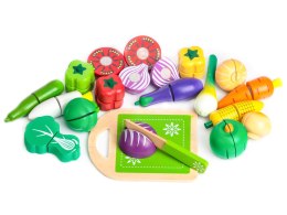 Drewniane warzywa do krojenia dla dzieci 20 sztuk ECOTOYS ECOTOYS