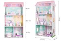 Drewniany domek dla lalek + mebelki wysoka rezydencja Jagodowa ECOTOYS ECOTOYS