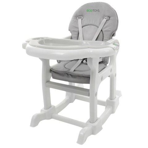 Fotelik krzesełko do karmienia 3w1 bujany fotel krzeseło ze stoliczkiem ECOTOYS ECOTOYS Fotelik krzesełko do karmienia 3w1 bujany fotel krzeseło ze stoliczkiem ECOTOYS ECOTOYS