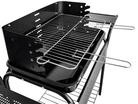 Grill ogrodowy metalowe półki regulacja rusztu koła MultiGarden MultiGarden Grill ogrodowy metalowe półki regulacja rusztu koła MultiGarden MultiGarden