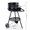 Grill ogrodowy okrągły ruszt z regulacją wysokości rusztu MultiGarden MultiGarden