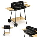 Grill ogrodowy węglowy z półkami regulacja 2 ruszty przenośny MultiGarden MultiGarden