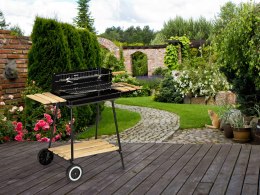 Grill ogrodowy węglowy z półkami regulacja 2 ruszty przenośny MultiGarden MultiGarden